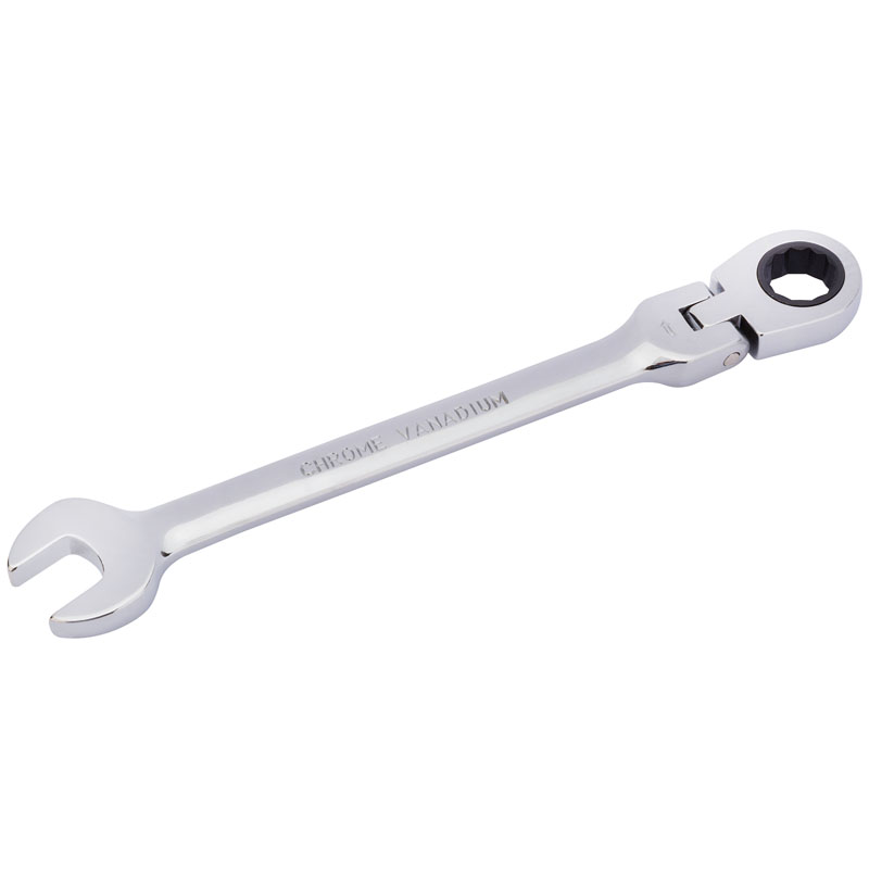 Draper HI-TORQ® ; Metric Flexible Head Ratcheting Combination Spanner, 13mm DRA-52014