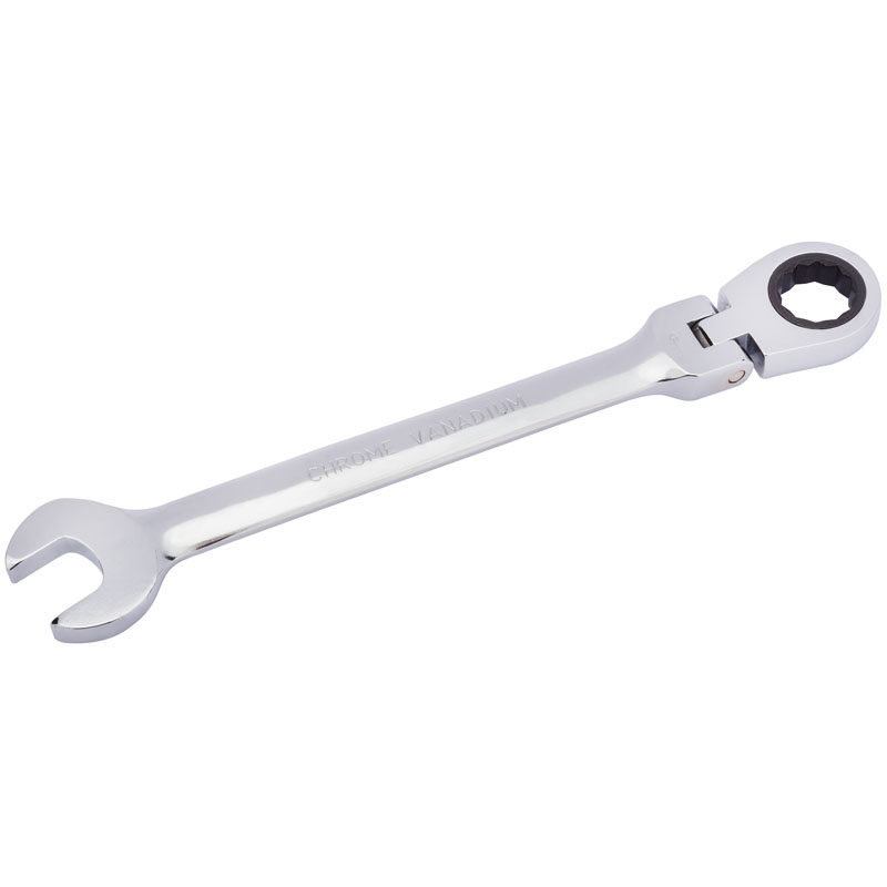 Draper HI-TORQ® ; Metric Flexible Head Ratcheting Combination Spanner, 18mm DRA-52020