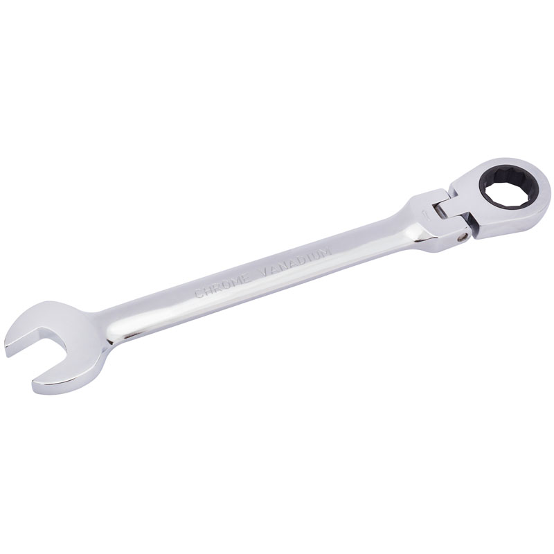 Draper HI-TORQ® ; Metric Flexible Head Ratcheting Combination Spanner, 19mm DRA-52021
