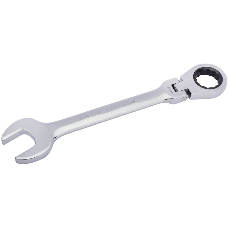 Draper HI-TORQ® ; Metric Flexible Head Ratcheting Combination Spanner, 30mm DRA-52027