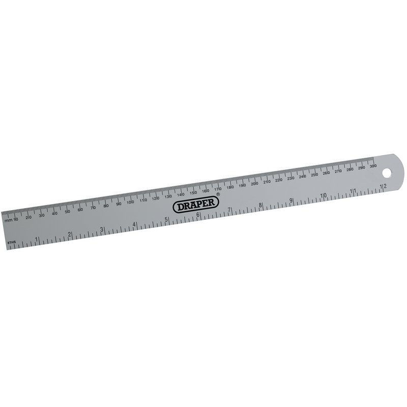 Draper Aluminium Rule, 300mm/12" DRA-52191