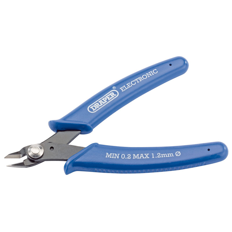 Draper Thin Jaw Electronics Nippers, 130mm DRA-52590