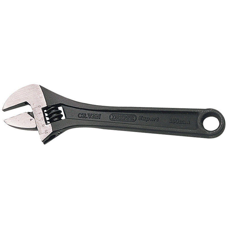 Draper Crescent-Type Adjustable Wrench with Phosphate Finish, 150mm DRA-52679