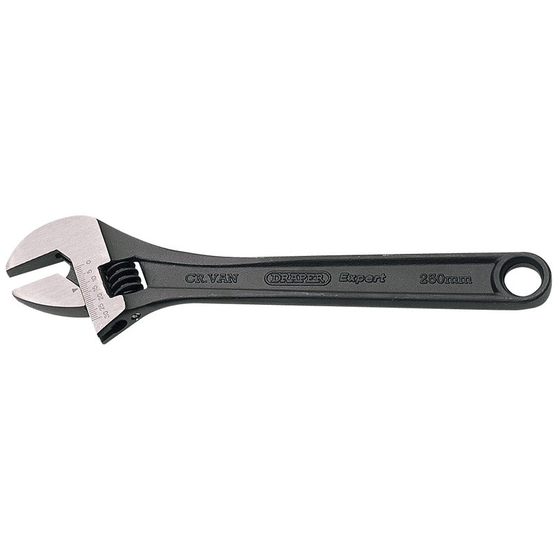 Draper Crescent-Type Adjustable Wrench with Phosphate Finish, 250mm DRA-52681