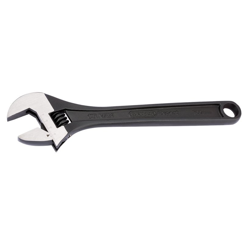 Draper Crescent-Type Adjustable Wrench with Phosphate Finish, 300mm DRA-52682
