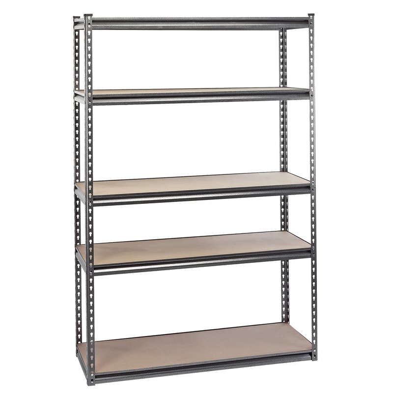 Draper Heavy-Duty Steel Shelving Unit, 5 Shelves, L1220 x W610 x H1830mm DRA-52958