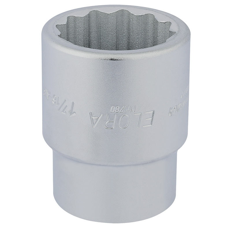 Elora Bi-Hexagon Socket, 1" Sq. Dr., 1.7/16" DRA-53045