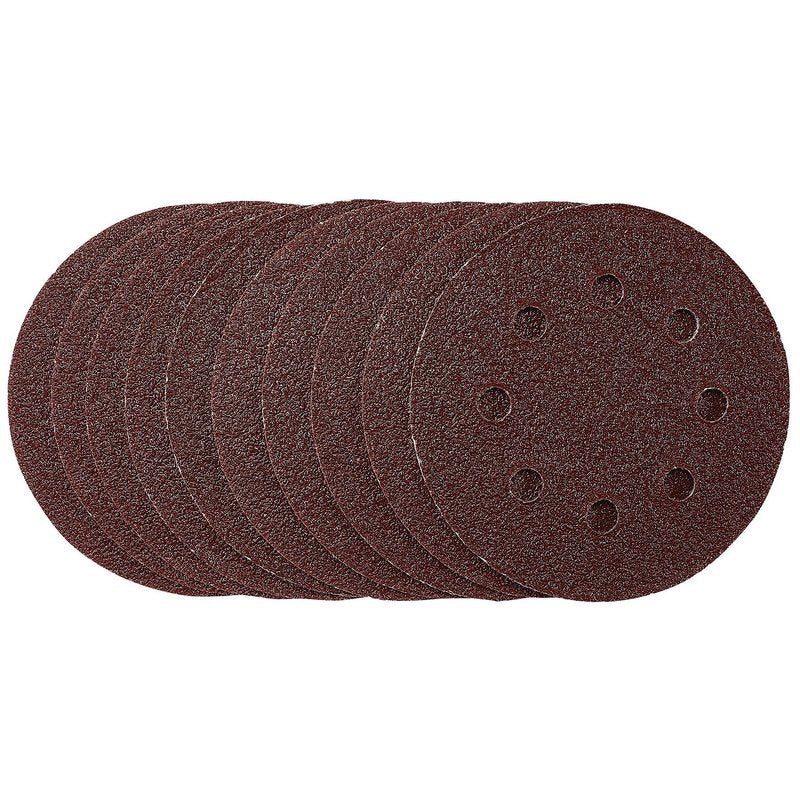 Draper Sanding Discs, 115mm, 40 Grit, Hook & Loop (Pack of 10) DRA-53498