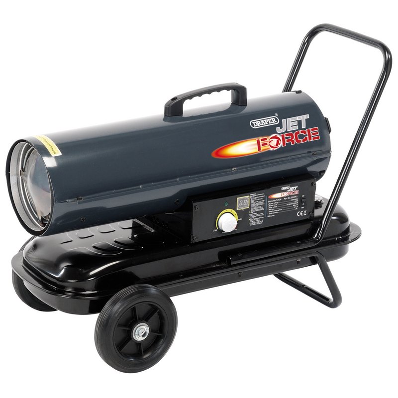 Draper Jet Force Diesel, Kerosene and Paraffin Space Heater, 75,000 BTU/22 kW DRA-53926