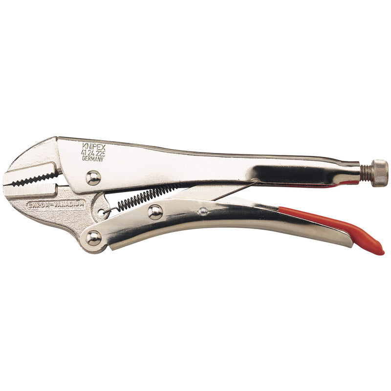 Knipex 41 24 225 Straight Jaw Self Grip Pliers, 225mm DRA-54218