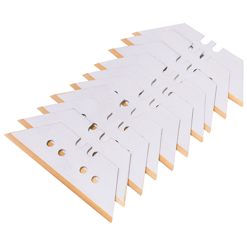 Draper 'Premium Gold' Two Notch Trimming Knife Blades (Pack of 10) DRA-54222