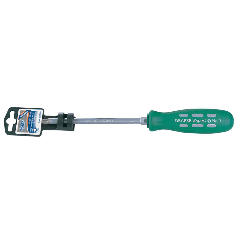 Draper Expert PZ Type Mechanic's Screwdriver, No.3 x 150mm DRA-55507