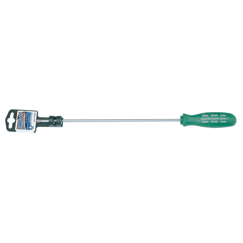 Draper Long Reach Mechanic's/Engineers PZ Type Screwdriver, No.1 x 250mm DRA-55508