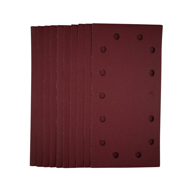 Draper 1/2 Sanding Sheets with Hook and Loop, 115 x 230mm, 240 Grit (Pack of 10) DRA-55865
