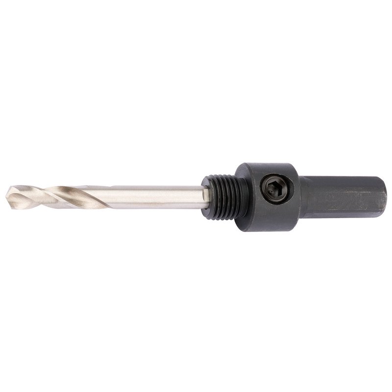 Draper Hex. Shank Holesaw Arbor with HSS Pilot Drill for 14 - 30mm Holesaws, 7/16" Thread DRA-56387