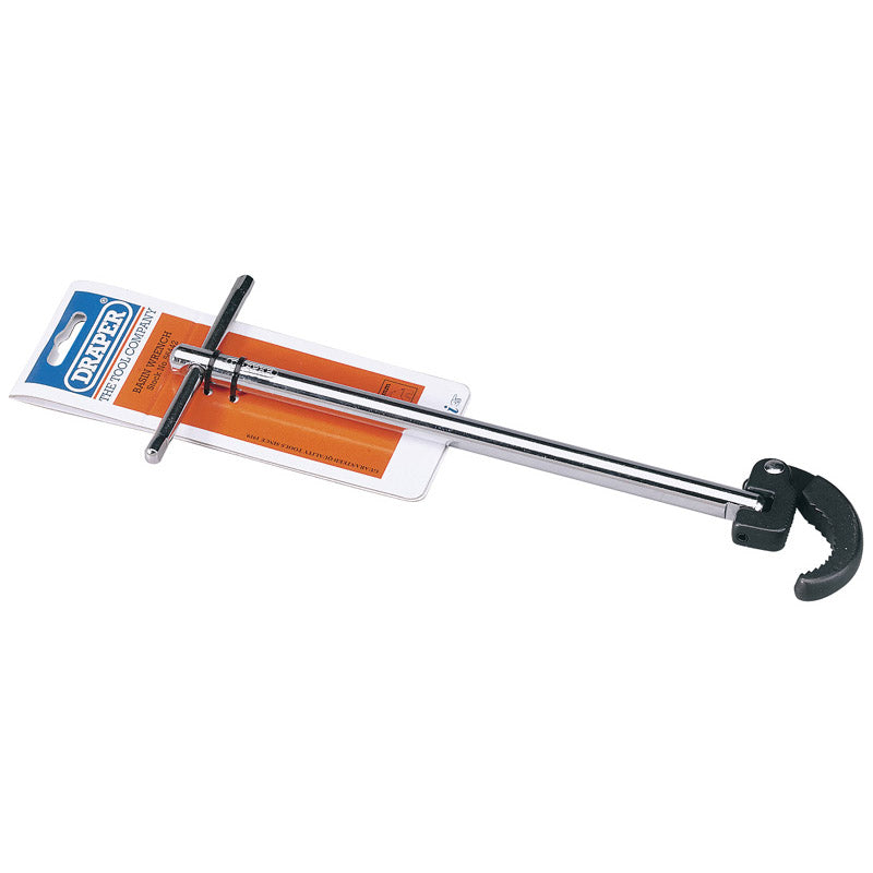 Draper Adjustable Basin Wrench, 40mm Capacity DRA-56442
