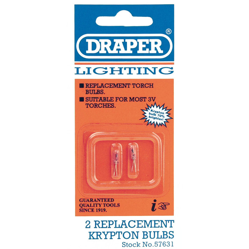 Draper Spare Bulbs (2) for Lanterns/Torches DRA-57631