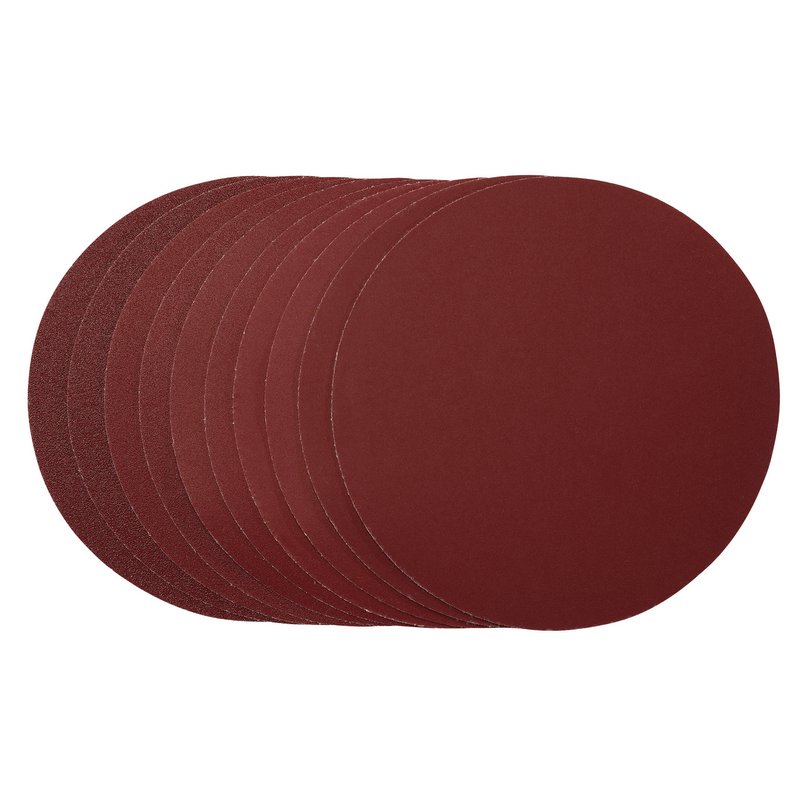 Draper Sanding Discs, 180mm, Hook & Loop, Assorted Grit, (Pack of 10) DRA-58110