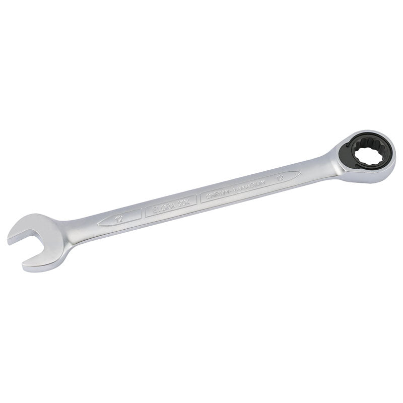 Elora Metric Ratcheting Combination Spanner, 12mm DRA-58397