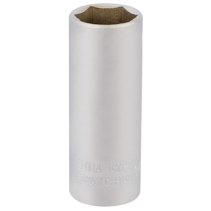 Elora Deep Socket, 1/4" Sq. Dr., 14mm DRA-58734