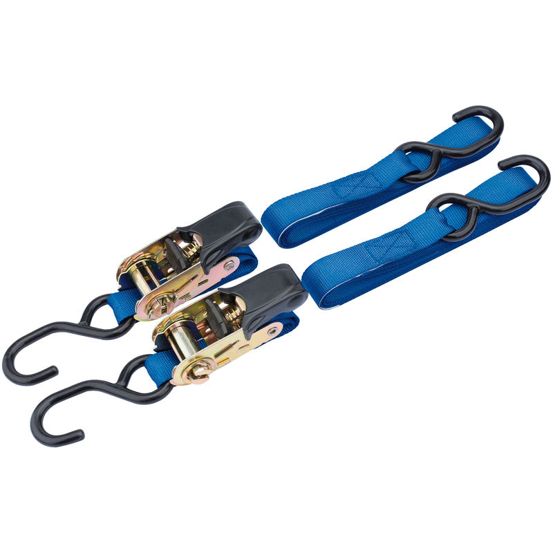 Draper Ratcheting Tie Down Straps, 3.5m x 25mm, 250kg (2 Piece) DRA-60964