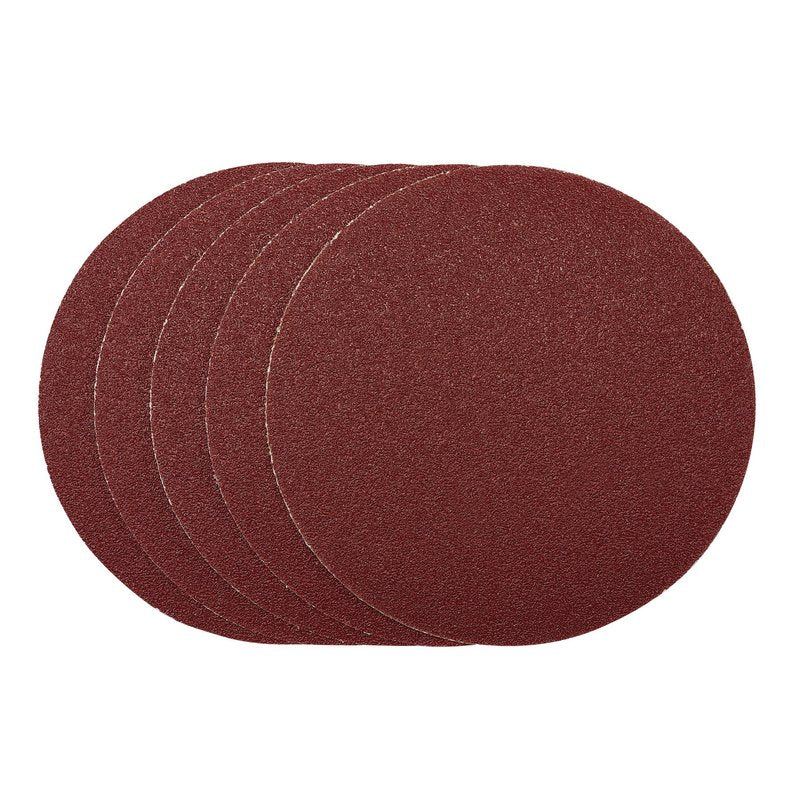 Draper Sanding Discs, 200mm, PSA, 40 Grit, (Pack of 5) DRA-63023