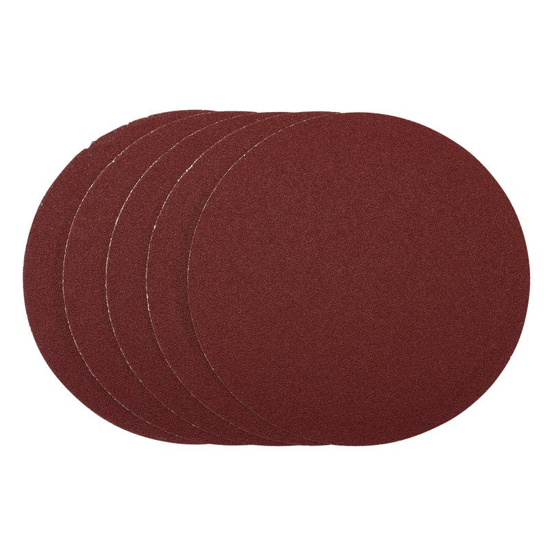 Draper Sanding Discs, 200mm, PSA, 80 Grit, (Pack of 5) DRA-63026