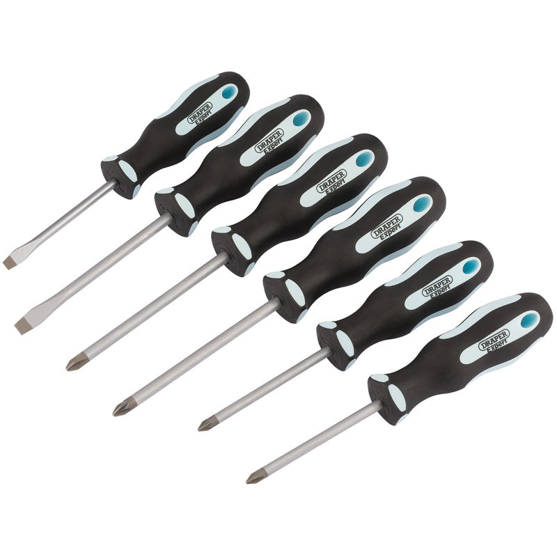 Draper Expert Soft Grip Screwdriver Set (6 Piece) DRA-63588