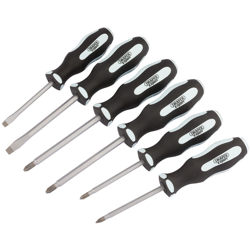 Draper Pound Thru' Soft Grip Screwdriver Set (6 Piece) DRA-63590