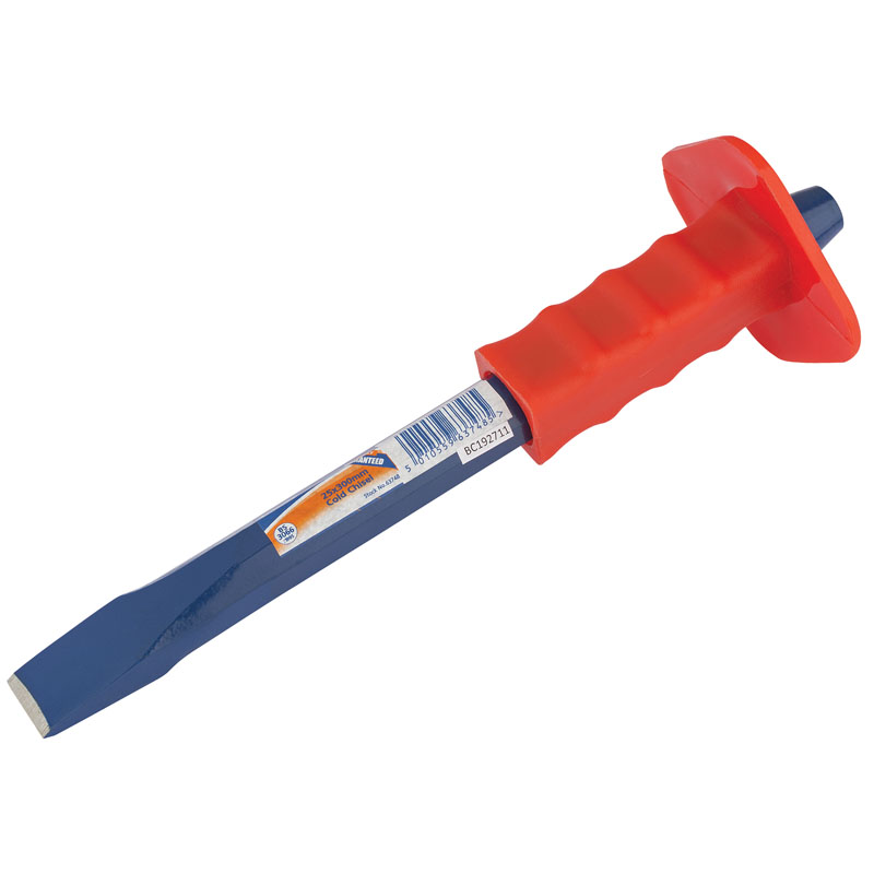 Draper Octagonal Shank Cold Chisel with Hand Guard, 25 x 300mm (Sold Loose) DRA-63748