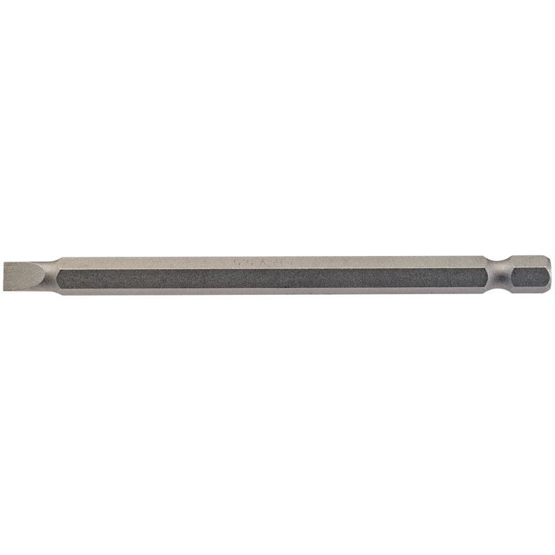 Draper Plain Slot Insert Bit, 5.5mm, 1/4" Hex, 100mm Long (Pack of 1) DRA-64345
