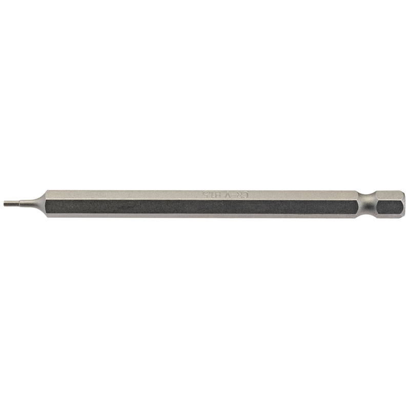 Draper Hexagonal Insert Bit, 1.5mm, 1/4" Hex, 100mm Long (Pack of 1) DRA-64369