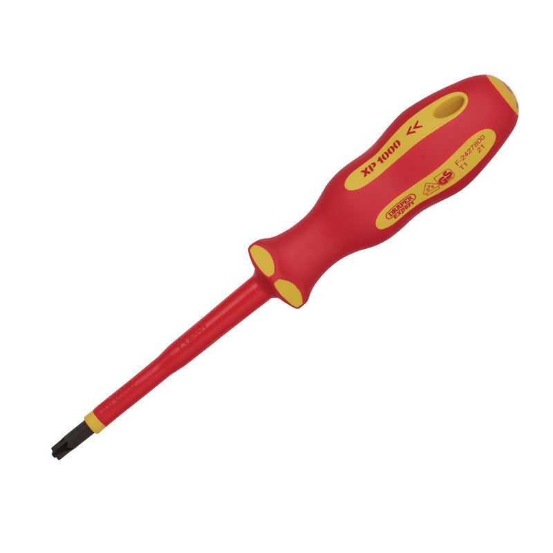 Draper XP1000 VDE PZ/SL Type Screwdriver, No.2 x 100mm DRA-64495