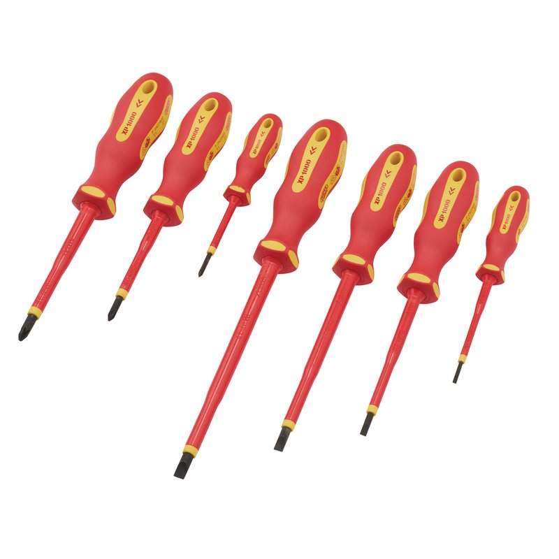 Draper XP1000 VDE Screwdriver Set (7 Piece) DRA-64694