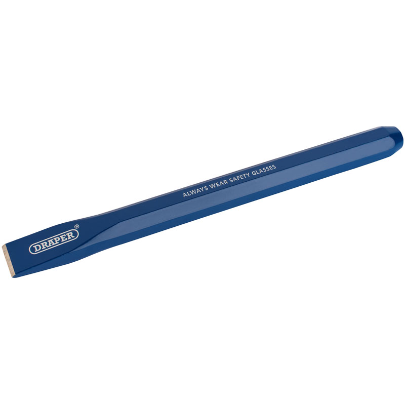 Draper Octagonal Shank Cold Chisel, 25 x 300mm (Display Packed) DRA-64829
