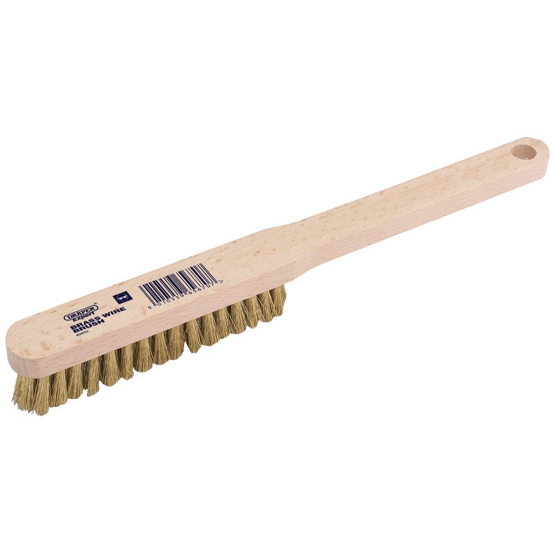 Draper Brass Fill Wire Hand Brush, 225mm DRA-65670