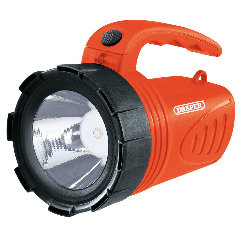 Draper 3W Rechargeable Spotlight (Orange) DRA-66013