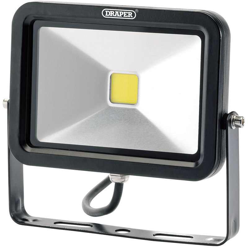 Draper COB LED Slimline Wall Mounted Floodlight, 20W, 1,300 Lumens DRA-66033