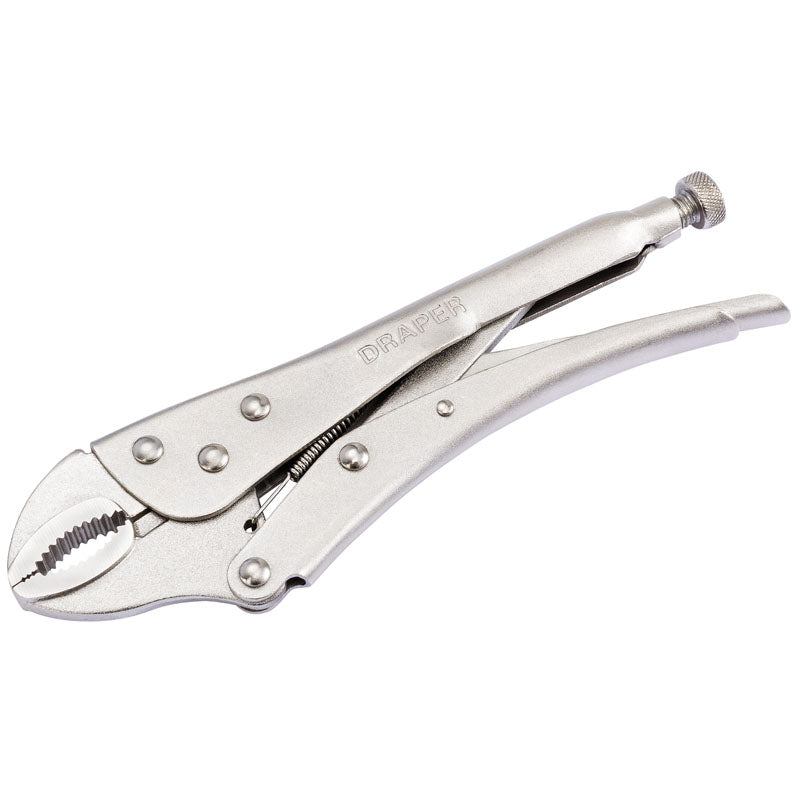 Draper Curved Jaw Self Grip Pliers, 225mm DRA-67823