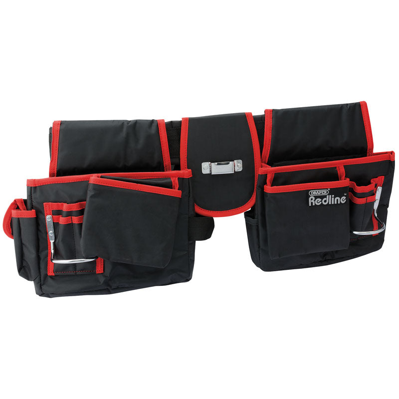 Draper Double Tool Pouch, Black DRA-67832