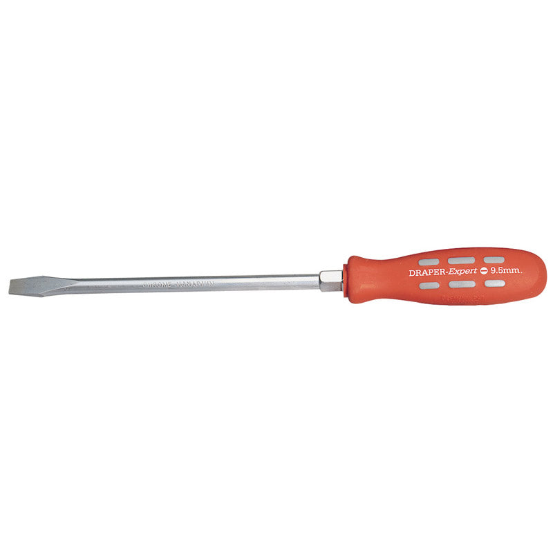 Draper Plain Slot Flared Tip Mechanic's Screwdriver, 200 x 9.5mm (Sold Loose) DRA-67847