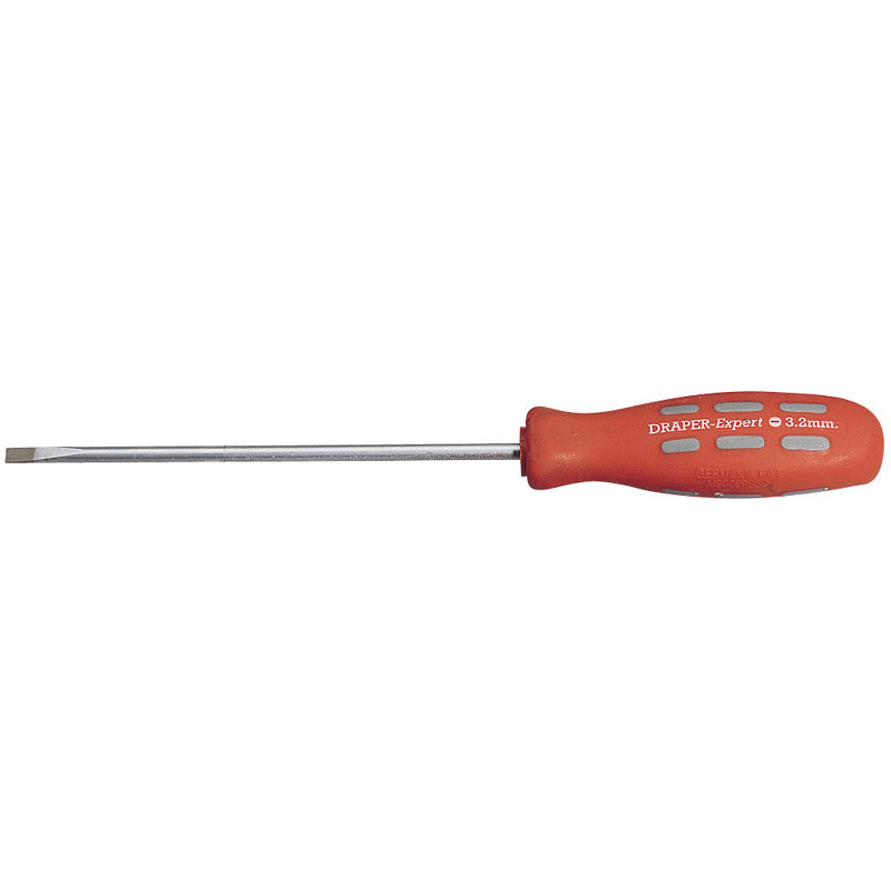Draper Plain Slot Parallel Tip Mechanic's Screwdriver, 75 x 3.2mm (Sold Loose) DRA-67849