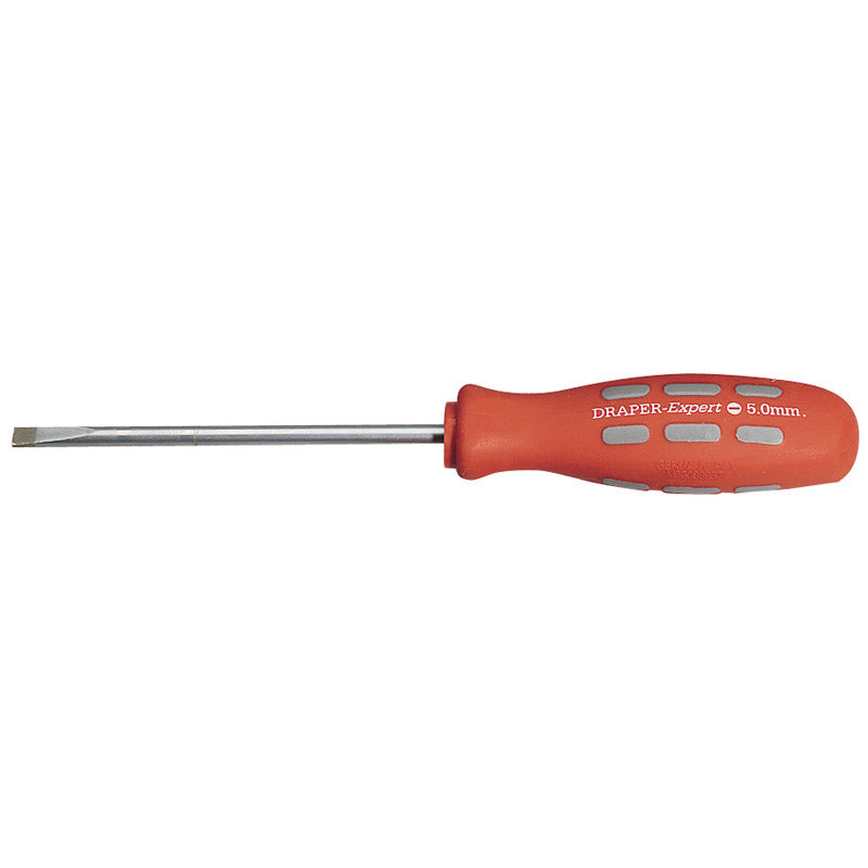 Draper Plain Slot Parallel Tip Mechanic's Screwdriver, 100 x 5.0mm (Sold Loose) DRA-67853