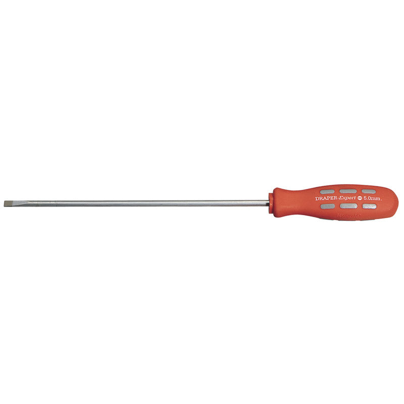 Draper Plain Slot Parallel Tip Mechanic's Screwdriver, 200 x 5.0mm (Sold Loose) DRA-67855