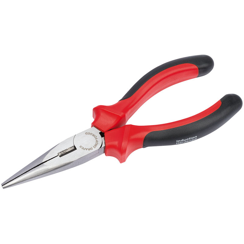 Draper Heavy Duty Long Nose Pliers with Soft Grip Handles, 165mm DRA-67997