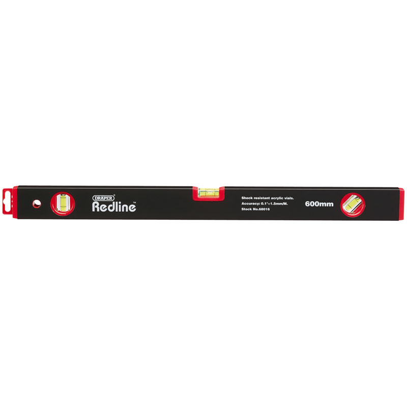 Draper Redline Box Section Level, 600mm DRA-68016