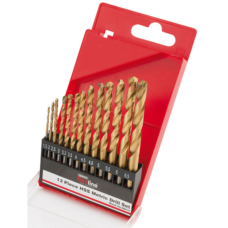 Draper HSS Metric Twist Drill Set (13 Piece) DRA-68415