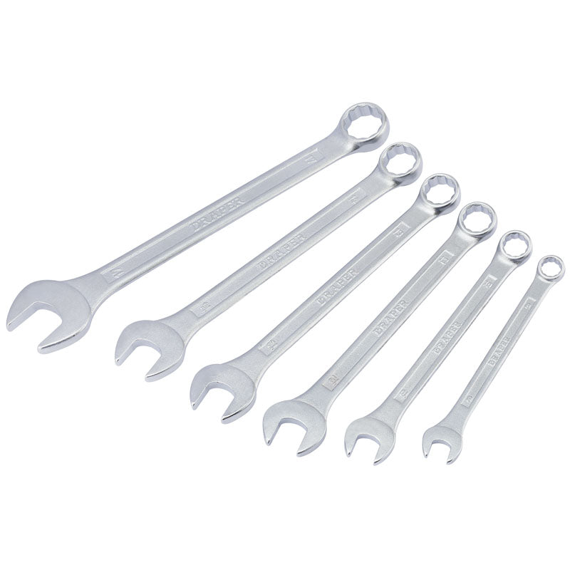Draper Redline Metric Combination Spanner Set, 8 - 17mm (6 Piece) DRA-68478