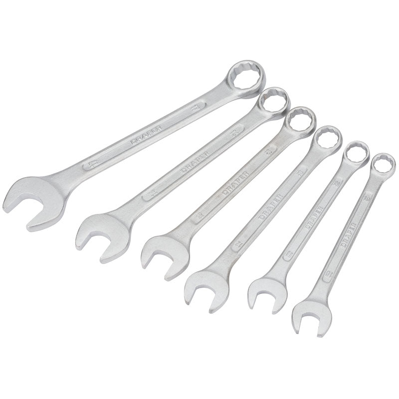 Draper Redline Metric Combination Spanner Set, 10 - 17mm (6 Piece) DRA-68479