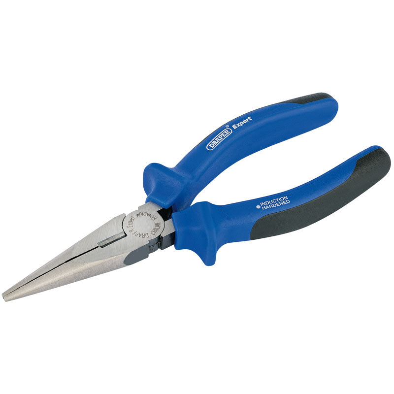 Draper Heavy Duty Soft Grip Long Nose Pliers, 160mm DRA-68887